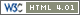 Valid HyperText Markup Language (HTML) 4.01 Transitional