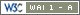 Level A  compliance with the W3C's WCAC 1.0