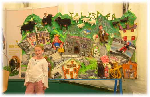 The papier mache mural