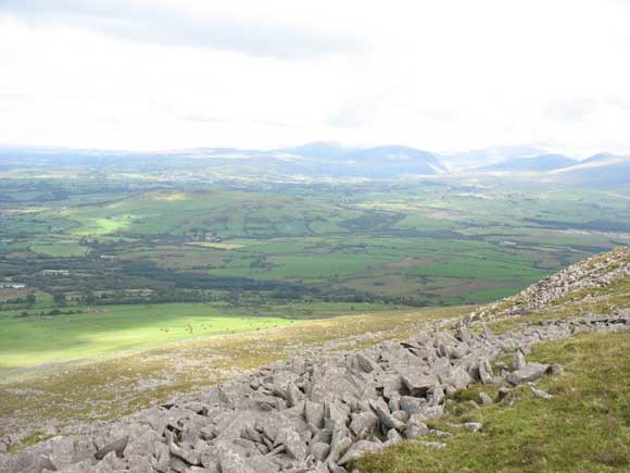 Clynnog from the summit of Bwlch Mawr ~ October 2006