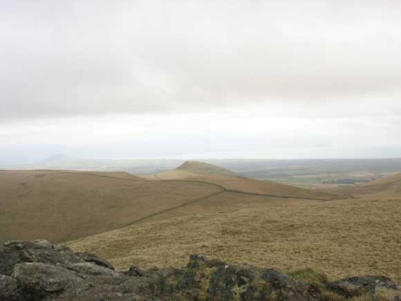 Pen-y-Caer from the summit of Gyrn Goch