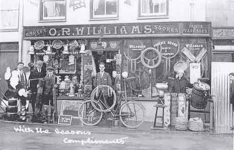 One of Pen-y-Groes' old shops