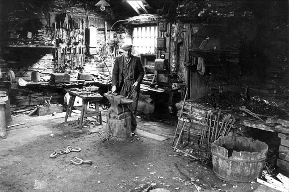 Dorothea quarry's blacksmith during the 1960s