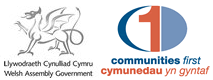 Logo Llywodraeth Cynulliad Cymru a Chymunedau yn Gyntaf.