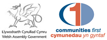 The Welsh Assembly Government and Communities First logos.