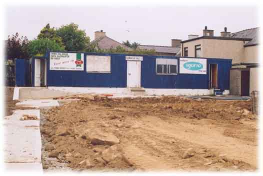 The old Nantlle Vale FC changing rooms