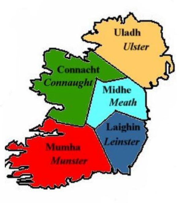 The Five Provinces of Ireland